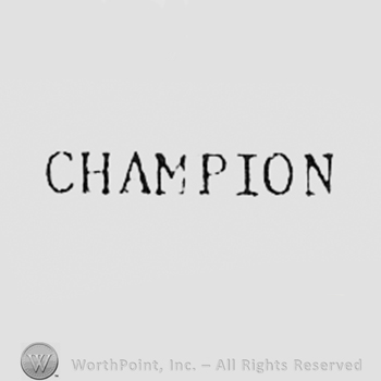 Word CHAMPION.