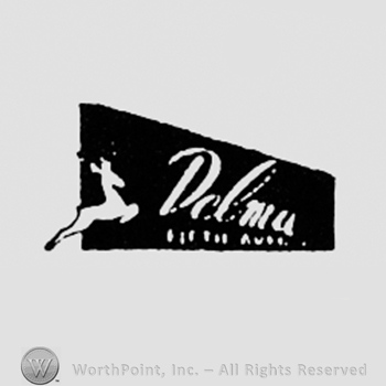 Shape like a human and word DELMA.