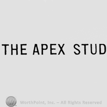 Words THE APEX STUD.