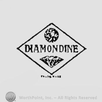 Two diamonds and the word DIAMONDINE, all inside a diamond.