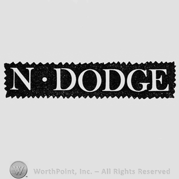 N.DODGE written inside a dark rectangle.