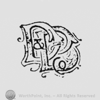 Monogram of letters D and P and CO.