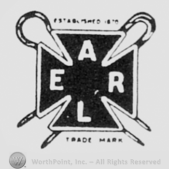 Letters E A R L written over a cross; TRADE MARK written bellow.