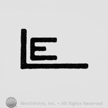 Letter E inside big letter L.