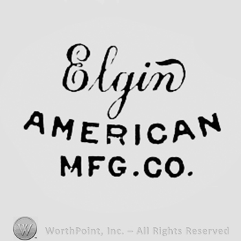 Words ELGIN AMERICAN MFG. CO.
