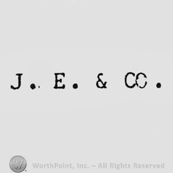 Letters J.E and CO.
