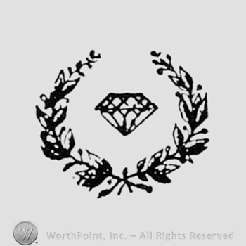 A diamond between two branches.
