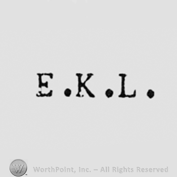Letters E,K and L.