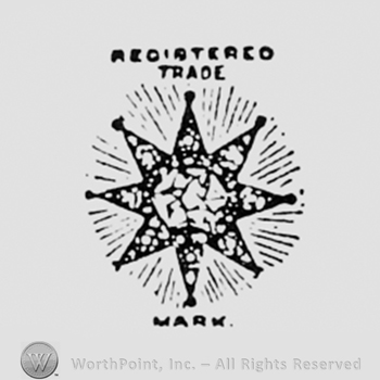 Star and words TRADE MARK written above and bellow.