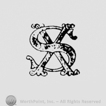 Monogram of letters S and X.