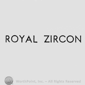 Words ROYAL ZIRCON.