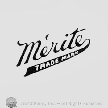Word MERITE written above words TRADE MARK.