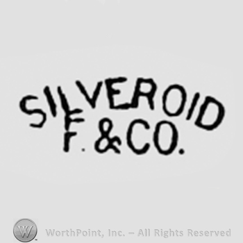 Word SILVEROID and letters F&CO.