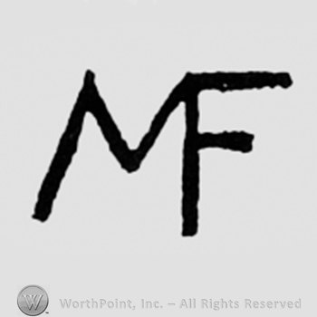 Monogram of letters M and F.