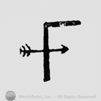 Letter F pierced by an arrow.