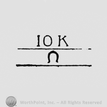 10K written above two lines.