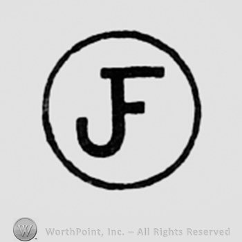 Monogram of letters J and F.