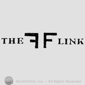 Double F in the mirror and word THE LINK.