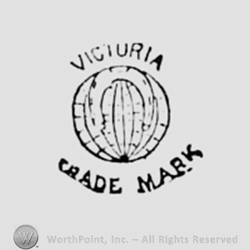 Globe and word Victoria written above; TRADE MARK written bellow.
