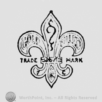 Fleur-de-lis and words TRADE MARK.