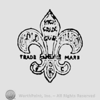 Fleur-de-lis and words TRADE MARK.