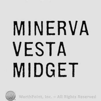Words MINERVA VESTA MIDGET.
