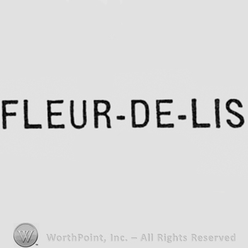 Written word FLEUR-DE-LIS.