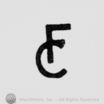 Monogram of letters F and C.