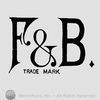 letters F & B; TRADE MARK written bellow.