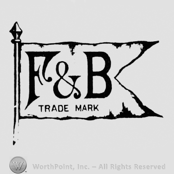Letters F & B written on a flag.