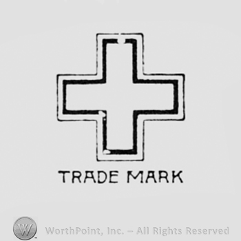 Cross and TRADE MARK written bellow.