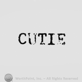 Word CUTIE.