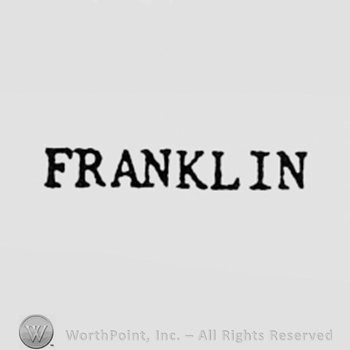 Word FRANKLIN.