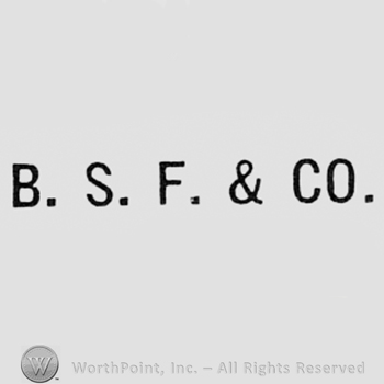 Letters B, S, F & CO.