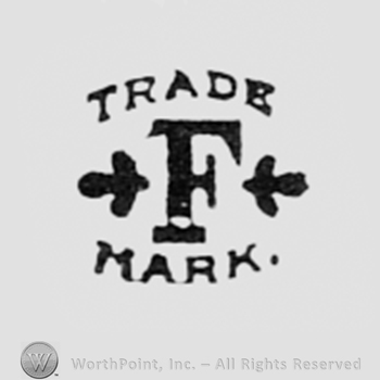 Letter F and TRADE MARK written above and bellow.