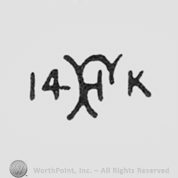 Number 14, letter F and letter K.
