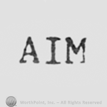 Letters A, I and M.