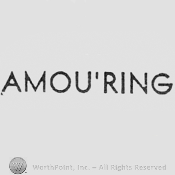 Word AMOU'RING.