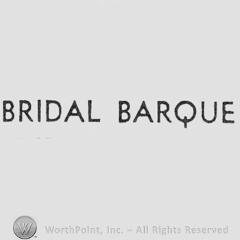 Words BRIDAL BARQUE.