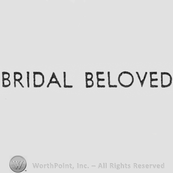 Words BRIDAL BELOVED.