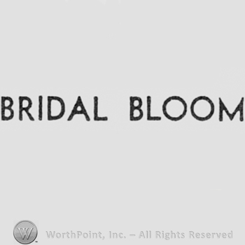 Words BRIDAL BLOOM.