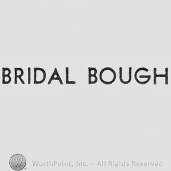 Words BRIDAL BOUGH.