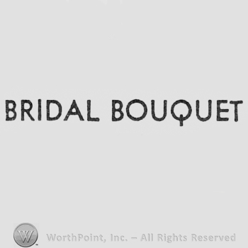 Words BRIDAL BOUQUET.