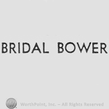 Words BRIDAL BOWER.