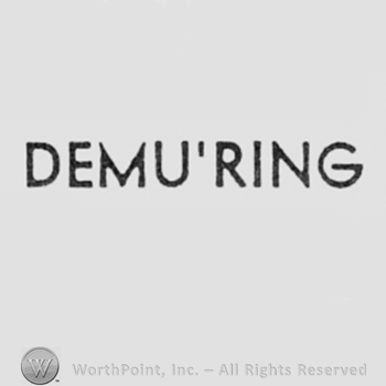 Word DEMU'RING.