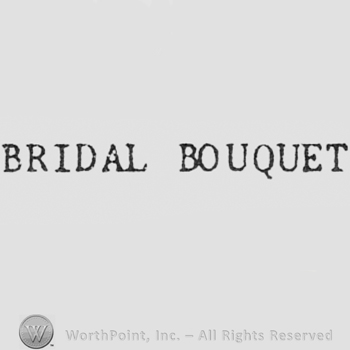 Words BRIDAL BOUQUET.
