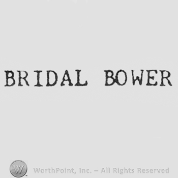 Words BRIDAL BOWER.