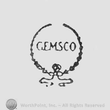 Word GEMSCO inside a circle made by branches.