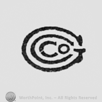 Letters CO inside letter C, inside letter G.