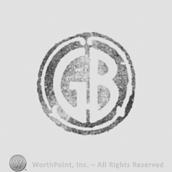 Letters G and B inside a dark circle.